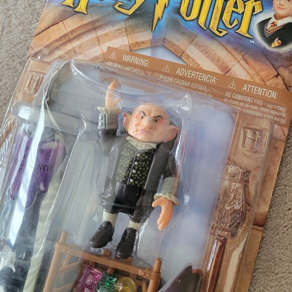 NEW Griphook Harry Potter Figure 2001 Mattel Vintage NWT - Picture 2 of 7